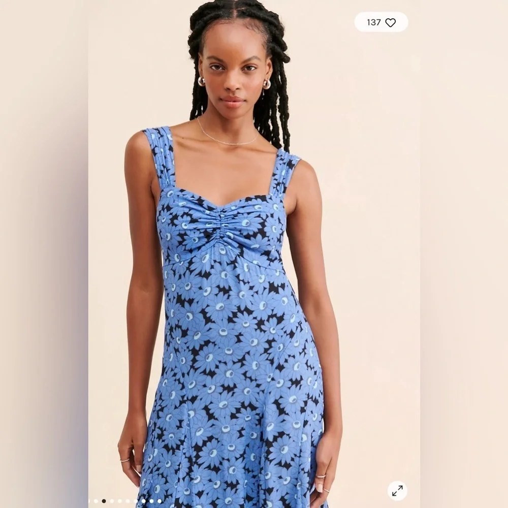FREE PEOPLE ROSALEE MIDI DRESS